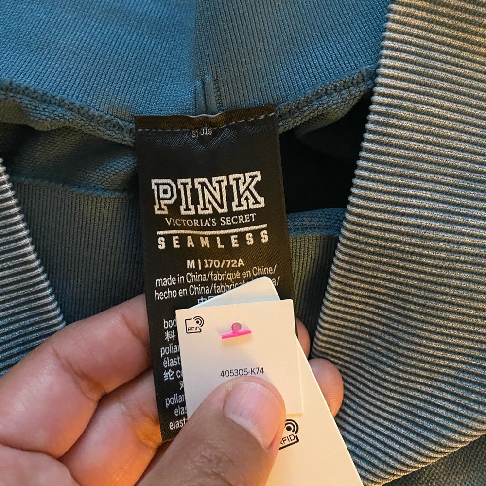 Pink Seamless Tights - Picture 2 of 3